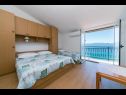 Appartements Gordan - apartments by the sea: A1(3+1), A2(3+1), A3(2) Brist - Riviera de Makarska  - Appartement - A2(3+1): chambre &agrave; coucher