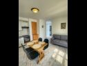 Appartements Sea View - cosy & comfortable: A2 Zaborke(4), A4 Somina(2+2) Brist - Riviera de Makarska  - Appartement - A2 Zaborke(4): cuisine salle à manger