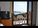 Appartements Jozo - 150 m from pebble beach: A1(2), A2(2), A3(2), A4(4), A5(4) Gradac - Riviera de Makarska  - Appartement - A2(2): séjour