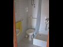 Appartements Nik - 50 M from the sea : A1(2+1), A2(2) Gradac - Riviera de Makarska  - Appartement - A1(2+1): salle de bain W-C