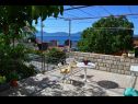 Appartements Jozo - 150 m from pebble beach: A1(2), A2(2), A3(2), A4(4), A5(4) Gradac - Riviera de Makarska  - terrasse commune (maison et environs)