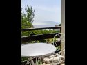 Appartements Goge - 90 m from the beach: A1(4), SA2(2) Gradac - Riviera de Makarska  - Appartement - A1(4): vue du balcon