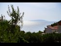 Appartements Goge - 90 m from the beach: A1(4), SA2(2) Gradac - Riviera de Makarska  - Appartement - A1(4): vue