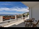 Appartements Prgo - with view and parking: A1(6), A2(6), A3(4) Makarska - Riviera de Makarska  - Appartement - A3(4): terrasse