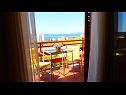 Appartements Bor - with great view: A1(4+2)Garbin, SA2(2)Levant Makarska - Riviera de Makarska  - Appartement - A1(4+2)Garbin: vue du balcon