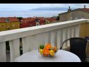 Appartements Ivi - big parking and courtyard SA2(3), SA4(2+1), SA3(2+1), SA5(2+1), SA6(2+1) Makarska - Riviera de Makarska  - Studio appartement - SA5(2+1): terrasse