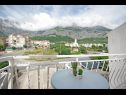 Appartements Mila - 2 bedrooms and free parking: A4(4), A5(5) Makarska - Riviera de Makarska  - Appartement - A4(4): vue du balcon