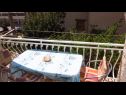Appartements Ruza - sea view: A1(4), A2(4), A4(3+2), SA5(2), SA6(2+1), SA7(2), A8(2+2) Makarska - Riviera de Makarska  - Appartement - A4(3+2): terrasse