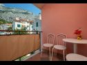 Appartements Ruzi - family and friends: A1(9+2) Makarska - Riviera de Makarska  - Appartement - A1(9+2): terrasse