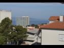 Appartements Jadro - 250 m from beach A1(4), A2Gornji(2+1), A3Srednji(2+1), A4Prizemlje(2) Makarska - Riviera de Makarska  - Appartement - A1(4): vue de la terrasse