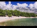Appartements Ennio - free parking: A1(6+2) Makarska - Riviera de Makarska  - plage
