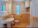 Appartements Ennio - free parking: A1(6+2) Makarska - Riviera de Makarska  - Appartement - A1(6+2): salle de bain W-C