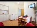 Appartements Nataša -100m from sea: A1(5), A2(9) Podgora - Riviera de Makarska  - Appartement - A1(5): cuisine salle à manger
