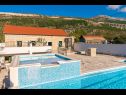 Maisons de vacances Stipe - with pool : H(6+1) Rascane - Riviera de Makarska  - Croatie  - piscine