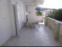 Appartements et chambres Happiness - 70m to the beach: A2(4), SA3(2), R4(2), R5(2), R6(2), R7(2) Tucepi - Riviera de Makarska  - Appartement - A2(4): terrasse