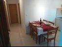 Appartements et chambres Happiness - 70m to the beach: A2(4), SA3(2), R4(2), R5(2), R6(2), R7(2) Tucepi - Riviera de Makarska  - Appartement - A2(4): salle &agrave; manger
