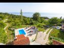 Maisons de vacances Tonci - comfortable & surrounded by nature: H(8+2) Tucepi - Riviera de Makarska  - Croatie  - vue