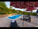 Maisons de vacances Tonci - comfortable & surrounded by nature: H(8+2) Tucepi - Riviera de Makarska  - Croatie  - piscine