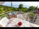 Maisons de vacances Tonci - comfortable & surrounded by nature: H(8+2) Tucepi - Riviera de Makarska  - Croatie  - H(8+2): terrasse