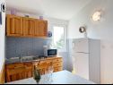 Appartements Mira - 10 m from beach: SA3(2), SA4(2), A5(2+2) Zaostrog - Riviera de Makarska  - Appartement - A5(2+2): cuisine salle à manger
