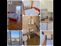 Appartements Mir - free parking: SA2(2), SA3(2), A4(2+2), A5(6+1) Zivogosce - Riviera de Makarska  - Studio appartement - SA2(2): détail
