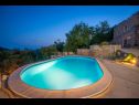 Maisons de vacances Stone - pool house: H(4) Babino Polje - Île de Mljet  - Croatie  - piscine
