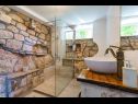 Maisons de vacances Stone - pool house: H(4) Babino Polje - Île de Mljet  - Croatie  - H(4): salle de bain W-C
