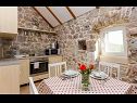 Maisons de vacances Gor - free WiFi H(2+1) Gata - Riviera de Omis  - Croatie  - H(2+1): cuisine salle à manger