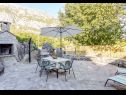 Maisons de vacances Gor - free WiFi H(2+1) Gata - Riviera de Omis  - Croatie  - H(2+1): terrasse