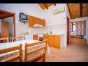 Maisons de vacances Country - nature & serenity: H(4) Gata - Riviera de Omis  - Croatie  - H(4): cuisine salle à manger