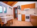 Maisons de vacances Country - nature & serenity: H(4) Gata - Riviera de Omis  - Croatie  - H(4): cuisine salle à manger