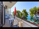 Appartements Verica - 15 m from beach: SA1(2), SA2(2), SA3(2) Krilo Jesenice - Riviera de Omis  - Studio appartement - SA2(2): terrasse