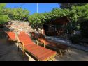 Maisons de vacances Kuzma - sea view H(8+2) Lokva Rogoznica - Riviera de Omis  - Croatie  - H(8+2): terrasse