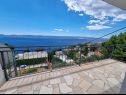 Appartements May - with sea view: A1(2+2), A2(6)  Marusici - Riviera de Omis  - Appartement - A2(6) : vue sur la mer