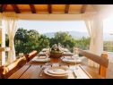Maisons de vacances Jurica-with heated pool: H(8) Nova Sela - Riviera de Omis  - Croatie  - terrasse couverte