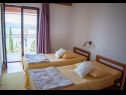 Appartements Ozren - amazing sea view: A1(7+1), A2(4+1) Omis - Riviera de Omis  - Appartement - A2(4+1): chambre &agrave; coucher
