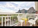 Appartements Toma - 200 m from beach: A1(2+2), SA2(2+1), A3(2+2), SA4(2+1) Omis - Riviera de Omis  - Appartement - A3(2+2): balcon