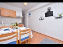 Appartements Rene - seaview & parking space: A1(2+2), A2(2+2), A3(6+2) Omis - Riviera de Omis  - Appartement - A1(2+2): cuisine salle à manger