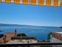Appartements Aurel - sea view: A1(4+1) Omis - Riviera de Omis  - vue sur la mer