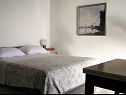 Appartements Mako - 15m from beach: A1(7), B2(2+3), SA C3(2), D4(5) Pisak - Riviera de Omis  - Appartement - D4(5): chambre &agrave; coucher
