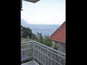 Appartements Šera - 50 m from beach: A1(4), A2(4), A3(2+2) Pisak - Riviera de Omis  - Appartement - A2(4): vue