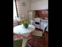 Appartements Branka - at the beach: A1(4), SA2(2) Stanici - Riviera de Omis  - Appartement - A1(4): cuisine salle à manger