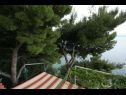 Appartements Branka - at the beach: A1(4), SA2(2) Stanici - Riviera de Omis  - Appartement - A1(4): vue de la terrasse