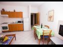 Appartements Sea View - 250 m from sea: A1 Grande(7+1), A2 Vila Jadrana(2+1) Suhi Potok - Riviera de Omis  - Appartement - A2 Vila Jadrana(2+1): cuisine salle à manger
