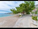Appartements Neva - 50m from the sea A1(2+1), A2(2+1), SA3(3) Sumpetar - Riviera de Omis  - plage