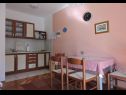 Appartements Sime - 800 m from sea: A1(2+2), A2(2+2), A3(2+2), A4(4+2) Novalja - Île de Pag  - Appartement - A3(2+2): cuisine salle à manger