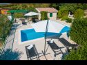 Maisons de vacances Edi - with pool: H(6) Novalja - Île de Pag  - Croatie  - piscine