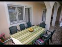 Appartements Ana - great location, near the beach A1(9), A2(4) Vlasici - Île de Pag  - Appartement - A1(9): terrasse