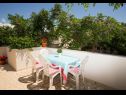 Appartements Ana - great location, near the beach A1(9), A2(4) Vlasici - Île de Pag  - Appartement - A2(4): terrasse