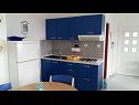 Appartements Daju - 3 colours: A1 plavi(2+2), A2 žuti(4+1), A3 narančasti(2) Zdrelac - Île de Pasman  - Appartement - A1 plavi(2+2): cuisine salle à manger